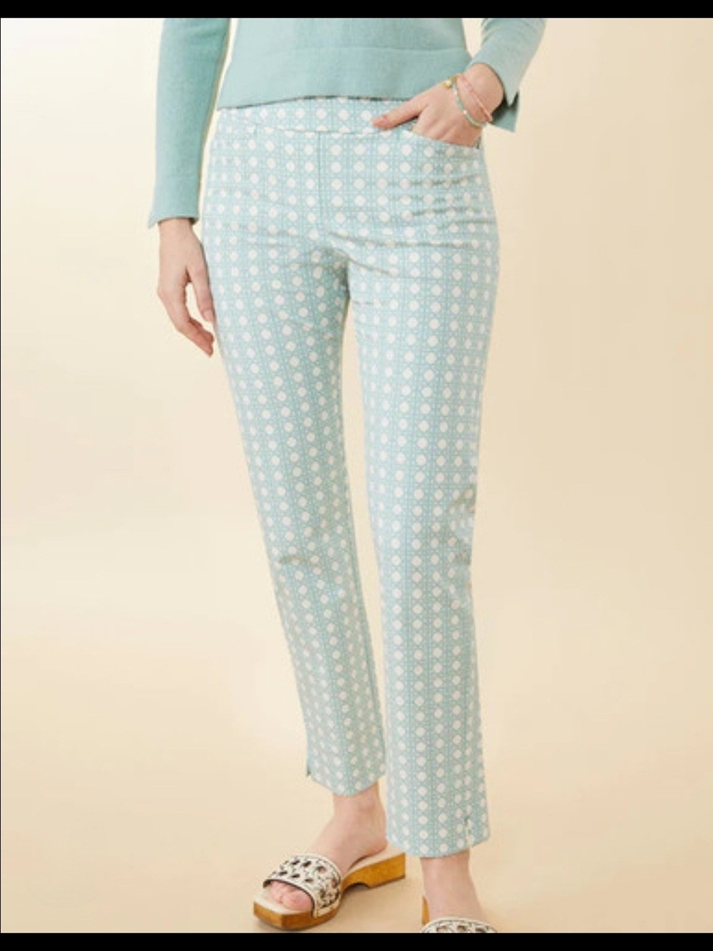 Spartina 449 Maren Calm Waters Surf Cane Pull On Pant